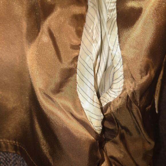 [VINTAGE] HARRIS TWEED - Scottish Wool Herringbone Stafford Jacket 43R Large Men - Picture 10 of 11